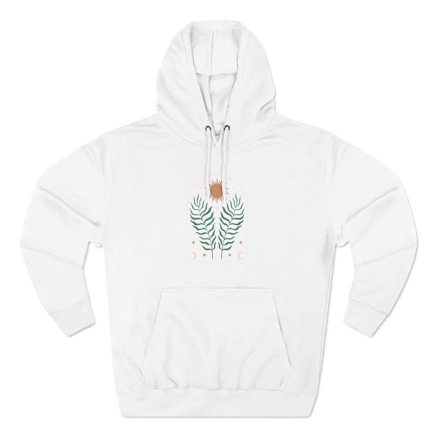 Three-Panel Fleece Hoodie