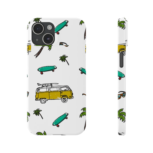 Beachy Tree Slim Phone Cases