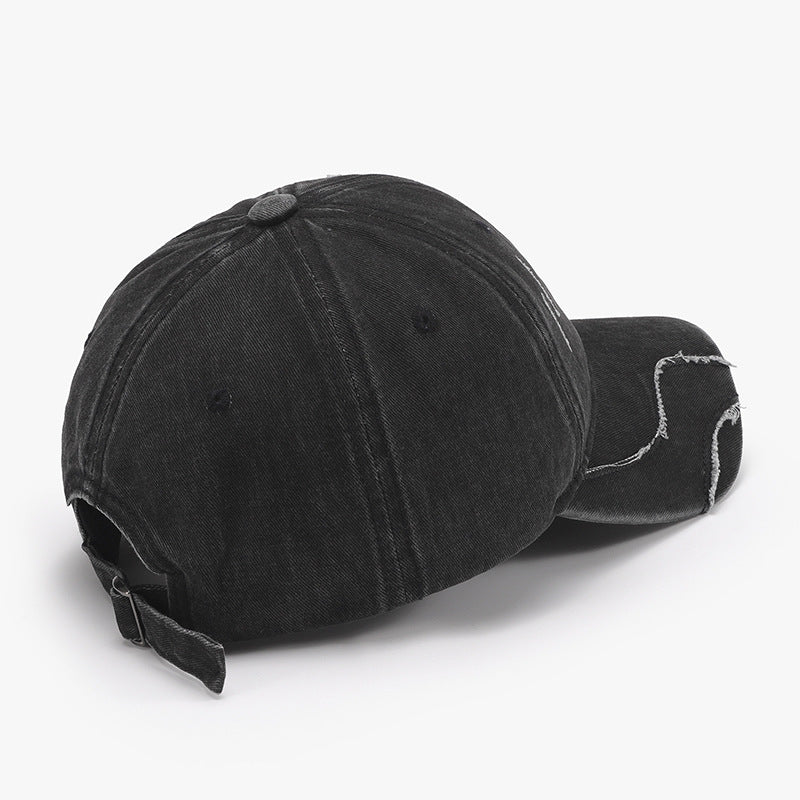 Raw Hem Adjustable Cap