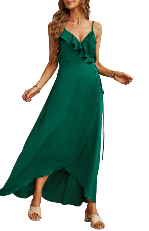 Ladies Spring/Summer Fashion Sling Chiffon Dress