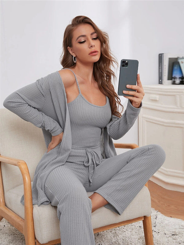 Women's waffle online loungewear