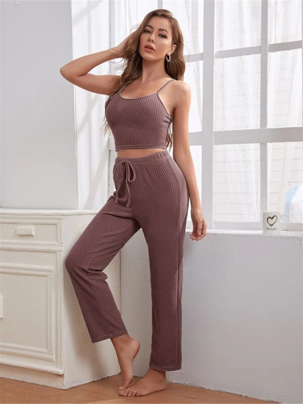 Women's hotsell waffle loungewear